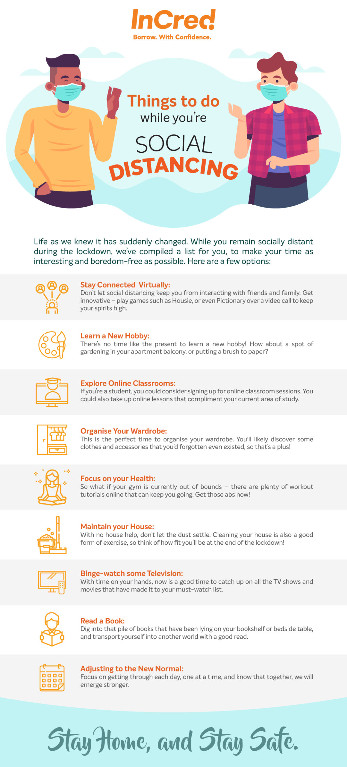 Social Distancing Laundry List